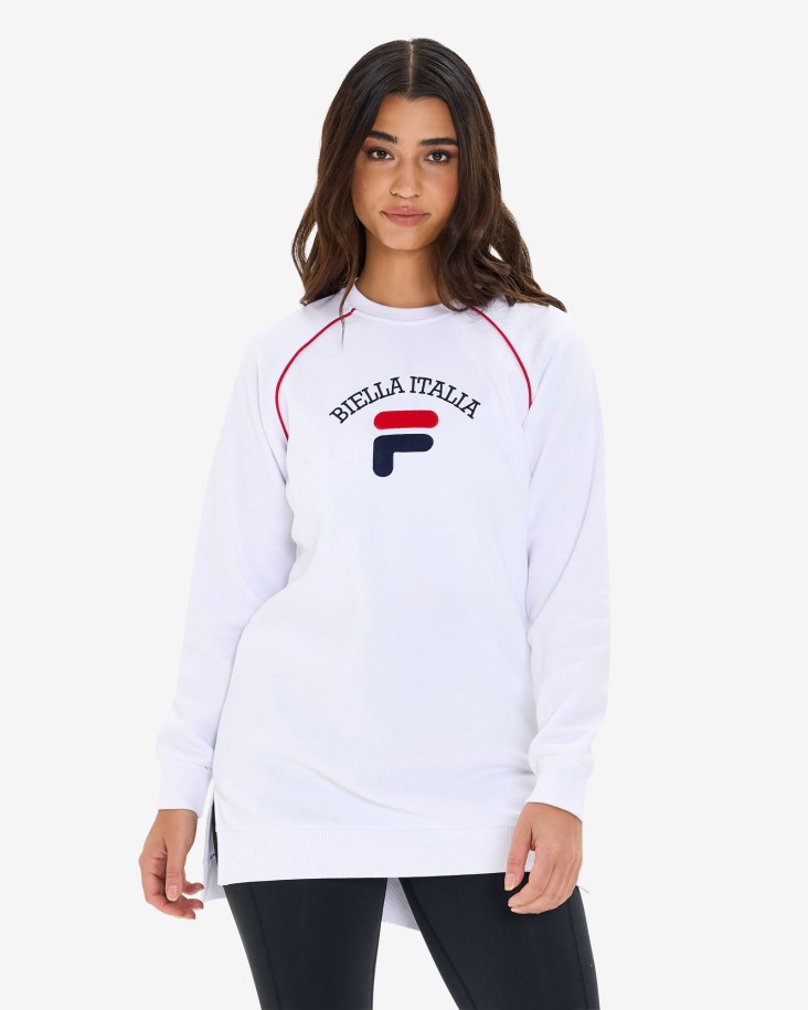 Fila Outlet Mujer Amara Crew Túnica Blanca