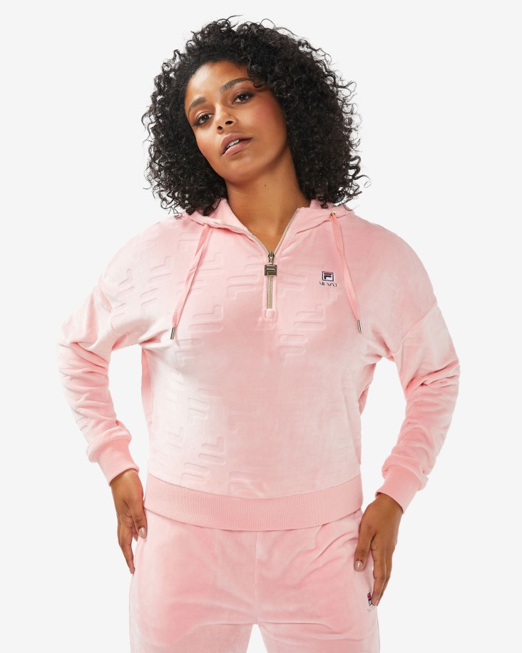 Fila Outlet Mujer Aspena Qtr Zip Pale Rose