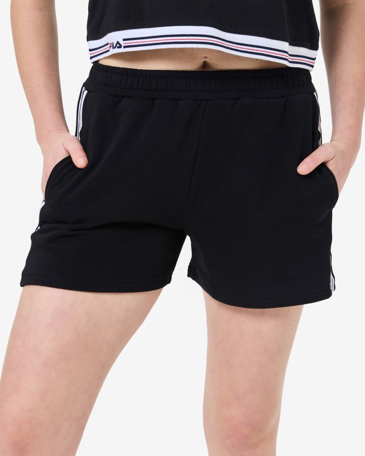 Fila Outlets Negro Mujer Shorts Lia