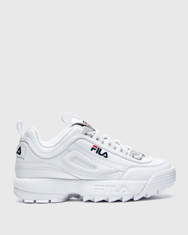 Zapatillas Fila Mujer Disruptor Ii Blancas Outlet