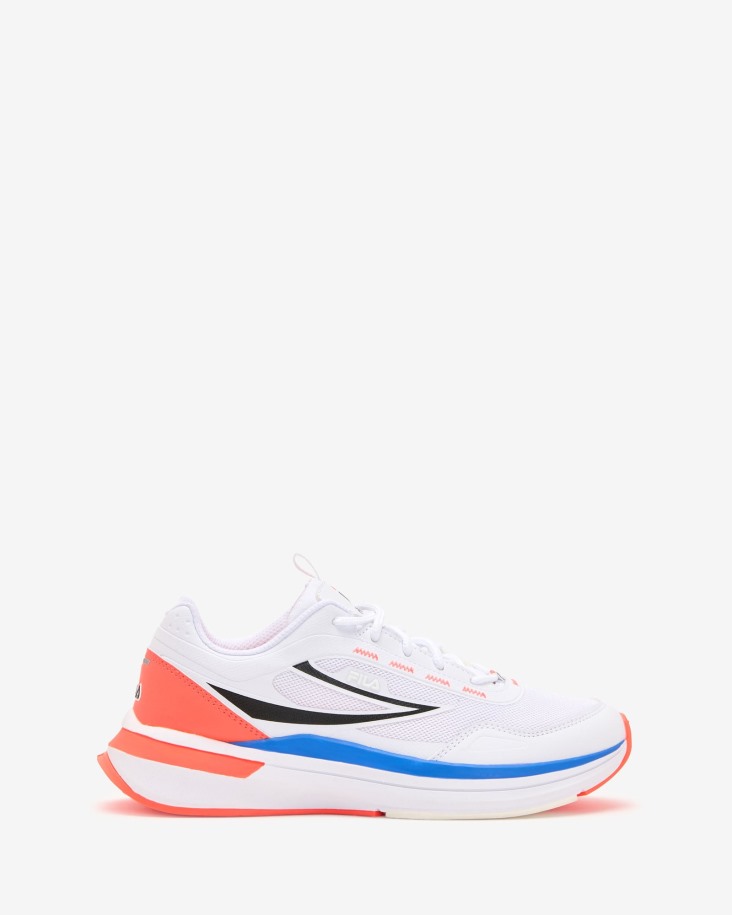 Zapatillas Fila Mujer Zagari White/fierycoral/nebulblue