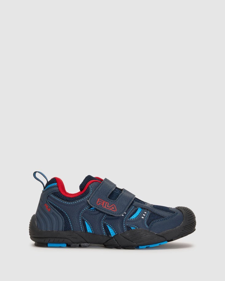 Fila Outlets Niño Mattia Strap Azul Marino/azul Cielo/rojo