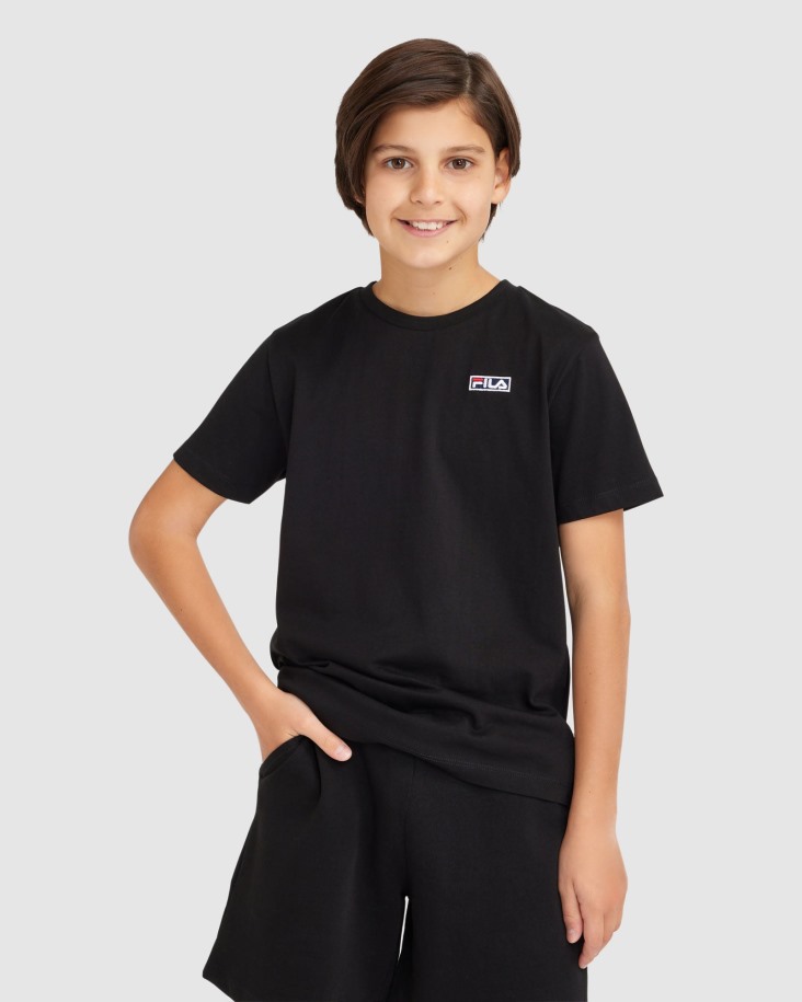 Camiseta Parker Niño Fila Outlets Negra