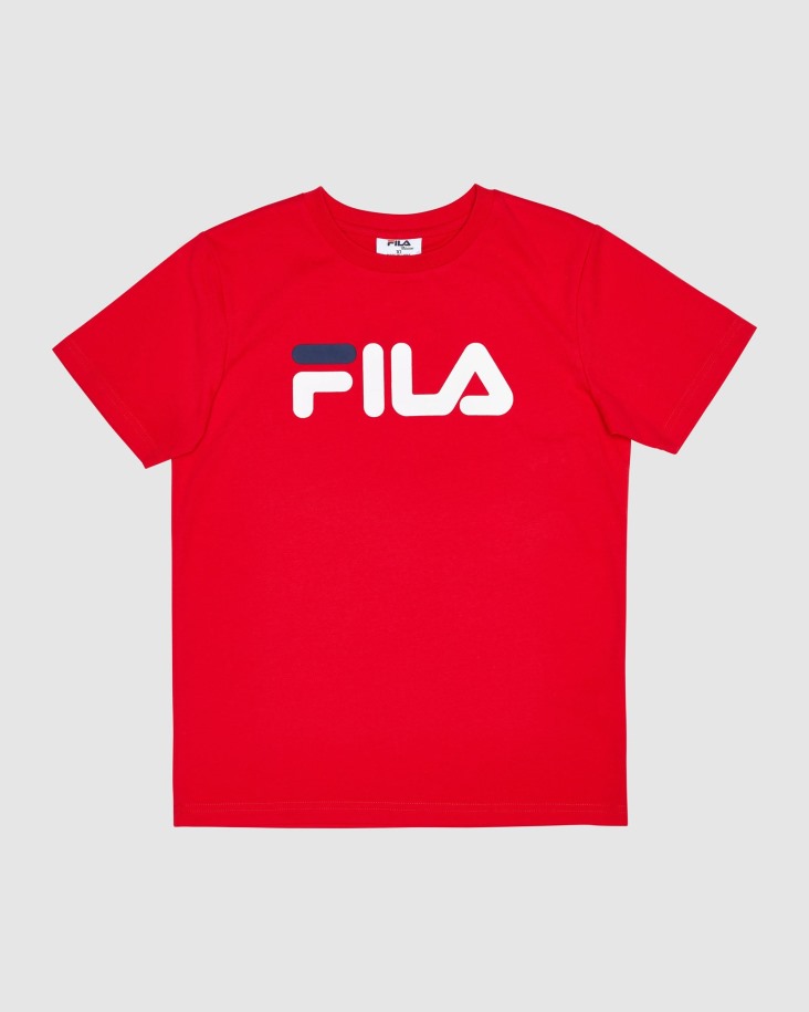 Camiseta Clásica Niño Fila Outlets Roja