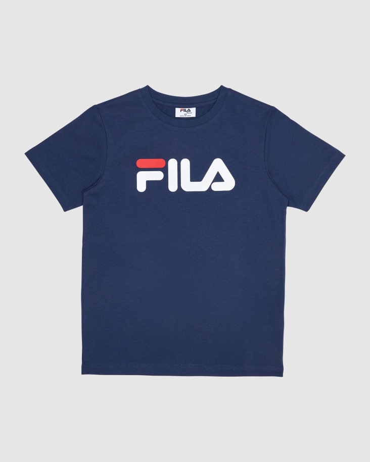 Nueva Camiseta Azul Marino Fila Outlets Classic Niño