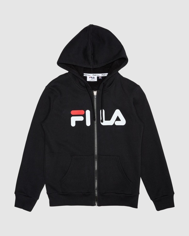 Sudadera Con Cremallera Classic Niño Negra Fila Outlet