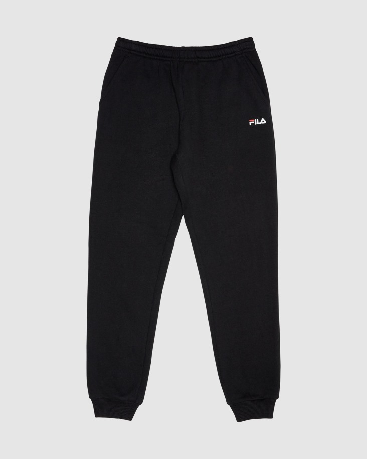 Pantalon Negro Clasico Niño Fila Outlet