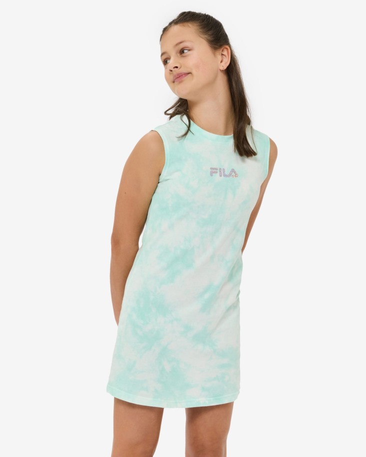 Mint Tie Dye Fila Outlets Frankie Tank Vestido