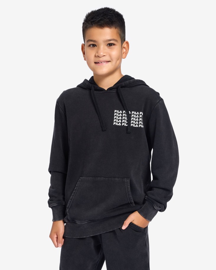 Capucha Maxim Niño Negra Fila Outlet