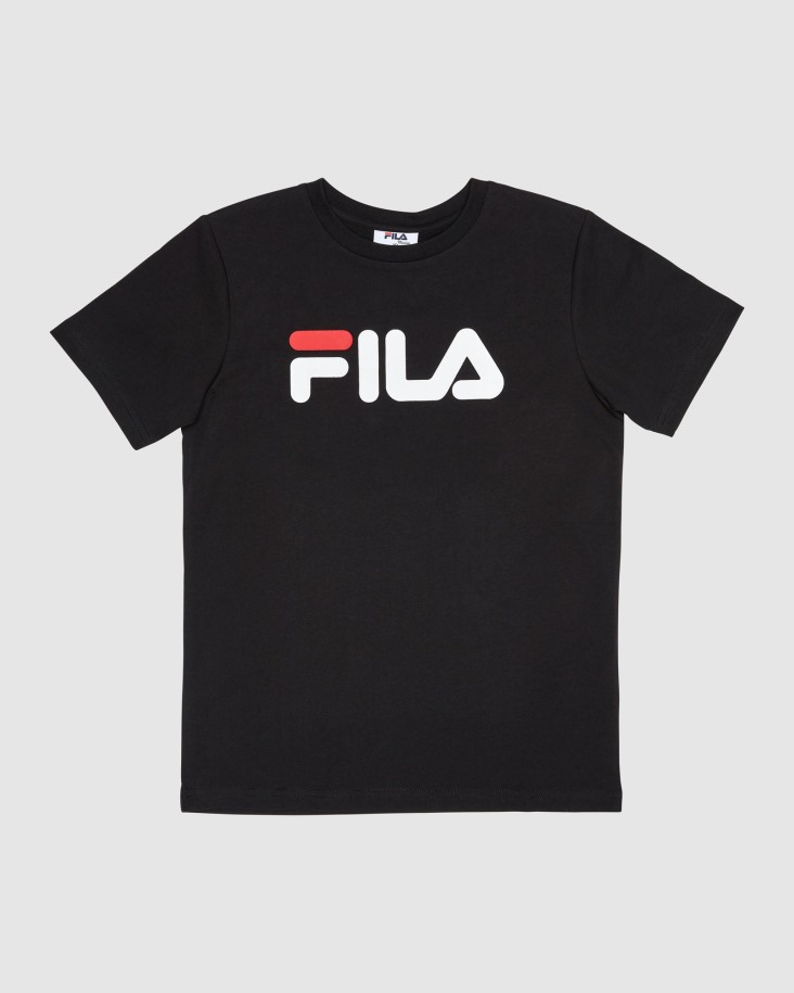 Camiseta Clásica Negra Niño Cola Outlet