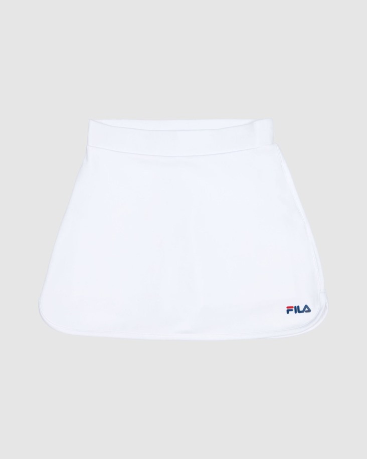 Falda Pantalón Clasica Niña Cola Outlets Blanca