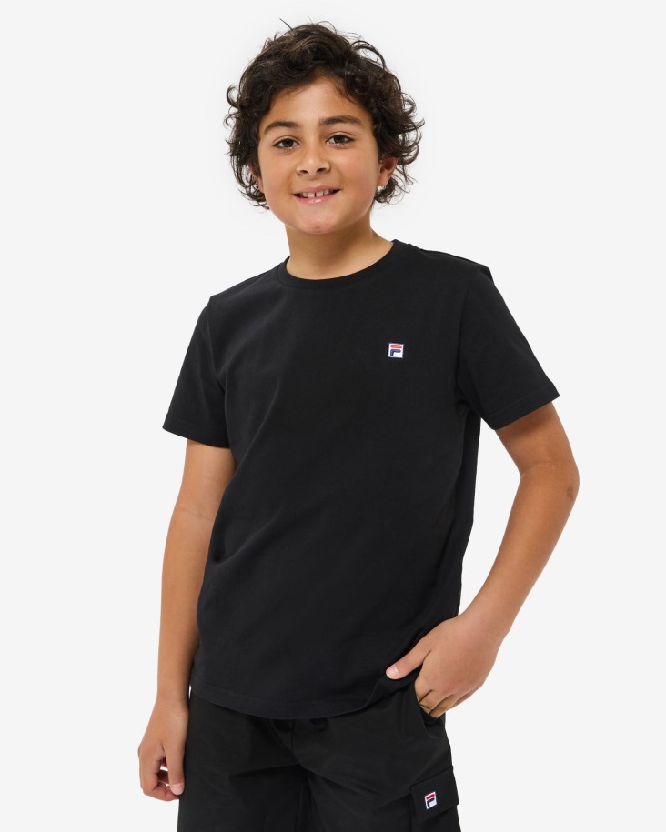 Camiseta Fila Outlet Niño Negra