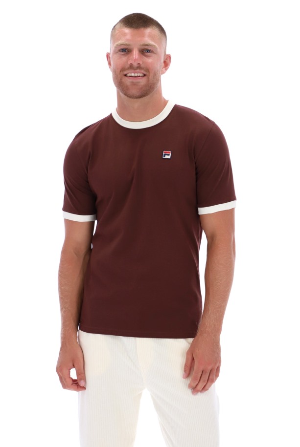 Fila Outlets Marconi Camiseta Esencial Con Cuello Redondo