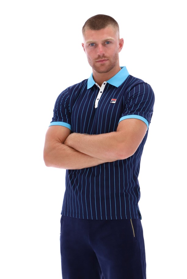 Polo A Rayas Bb1 Classic Vintage Fila Outlet