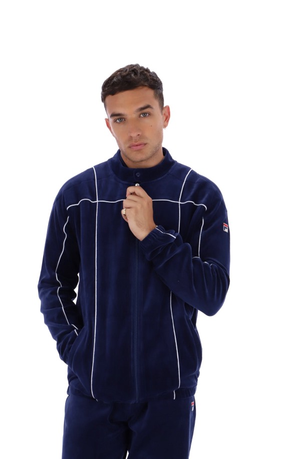 Clásico Capitoné Colmillo Chaqueta De Chandal Queue Outlet
