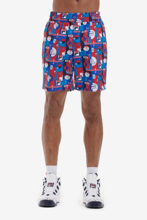 Shorts De Baño Fila Outlet Kaeo Archive Aop