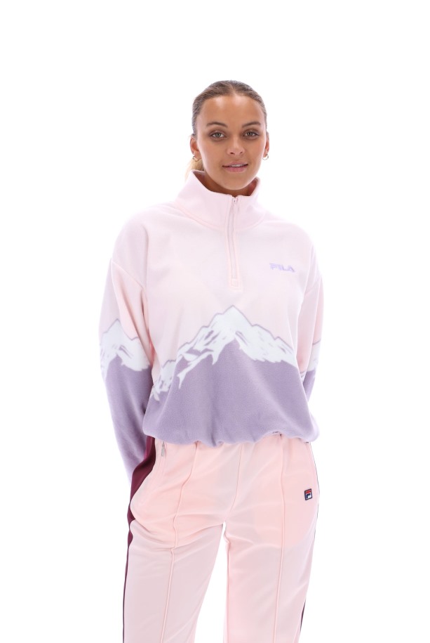 Forro Polar Con Estampado De Montañas Hensley De Queue Outlets