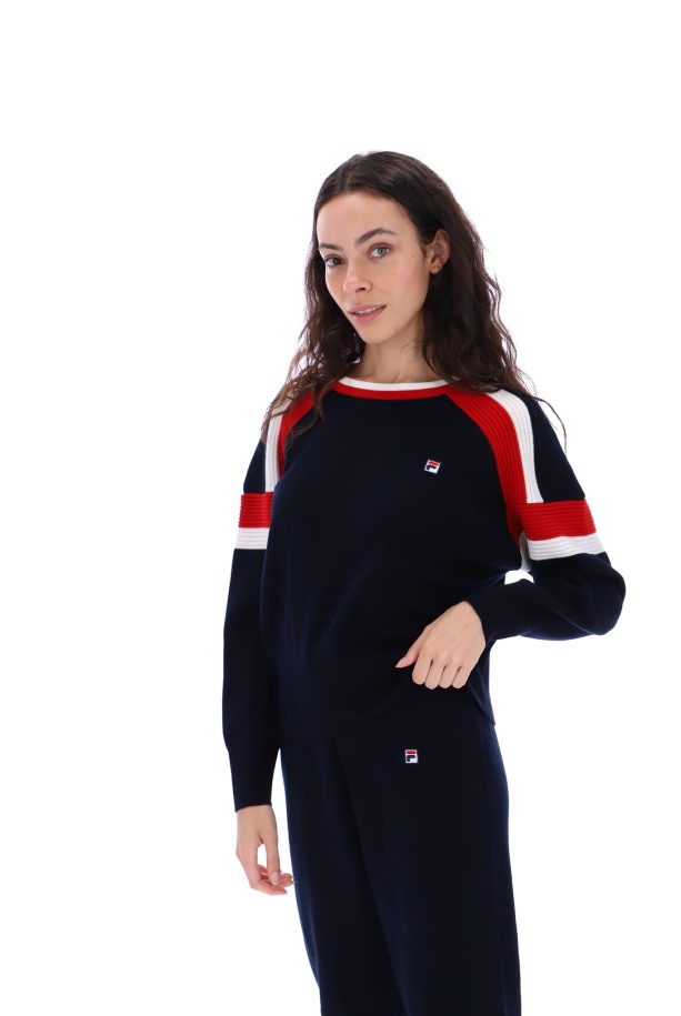 Sudadera Frankie De Punto Con Cuello Redondo Fila Outlet